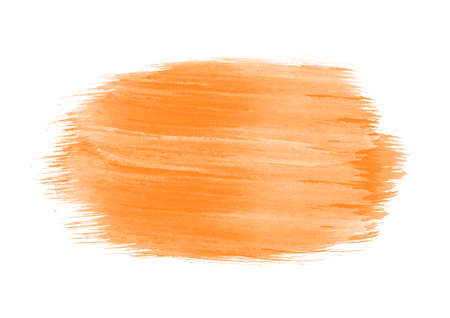 Orange color graphic patches graphic brush strokes effect background designs elementの写真素材