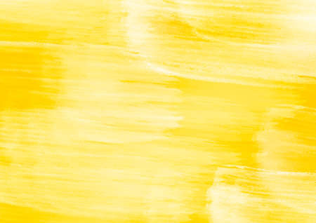Yellow color graphic patches graphic brush strokes effect background designs elementの写真素材