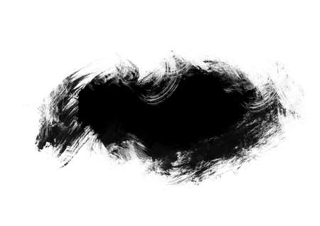 Black graphic color patches brush strokes effect background designs elementの写真素材