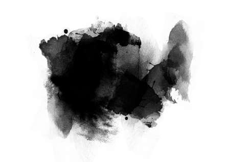 Black graphic color patches brush strokes effect background designs elementの写真素材