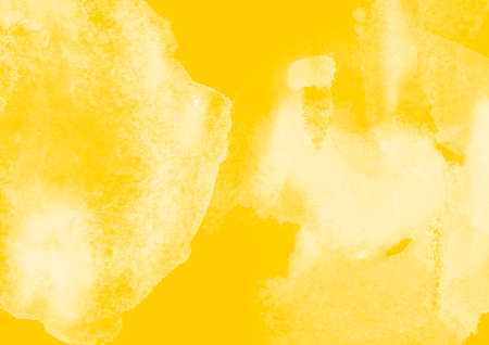 Yellow graphic color patches brush strokes effect background designs elementの写真素材