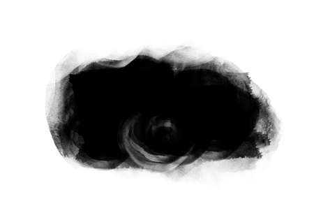 Black graphic color patches brush strokes effect background designs elementの写真素材