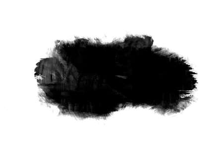 Black graphic color patches brush strokes effect background designs elementの写真素材