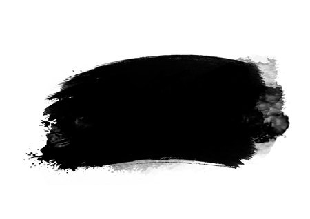 Black graphic color patches brush strokes effect background designs elementの写真素材