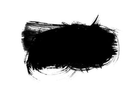 Black graphic color patches brush strokes effect background designs elementの写真素材