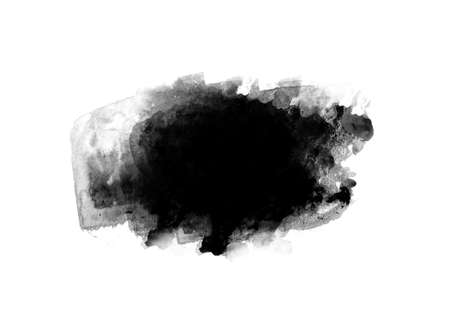 Black graphic color patches brush strokes effect background designs elementの写真素材