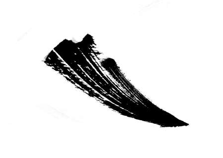 Black graphic color patches brush strokes effect background designs elementの写真素材