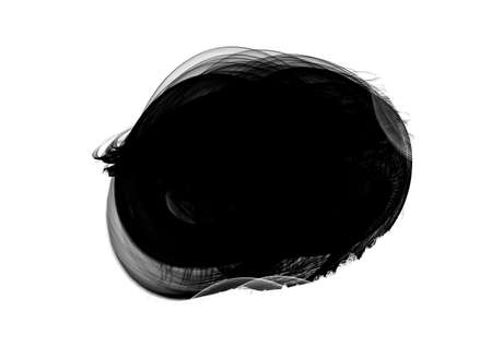Black graphic color patches brush strokes effect background designs elementの写真素材