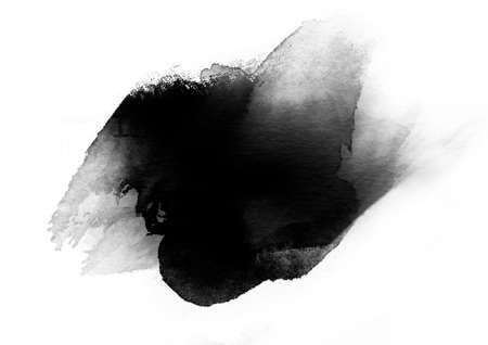 Black graphic color patches brush strokes effect background designs elementの写真素材