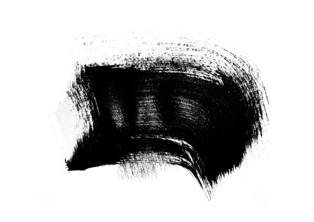 Black graphic color patches brush strokes effect background designs elementの写真素材