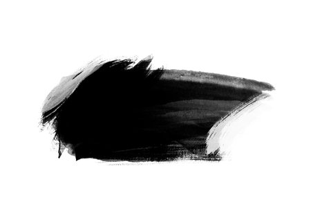 Black graphic color patches brush strokes effect background designs elementの写真素材