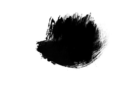 Black graphic patches brush strokes effect background designs elementの写真素材