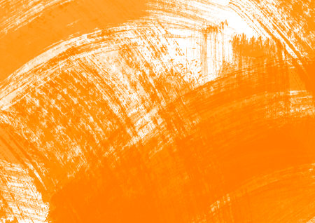 Orange color background with brush design strokes effect background for designs elementの写真素材