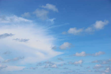 Blue sky and cloudの写真素材