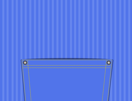 Empty the pocket with concept everything can put, vector and illustrationのイラスト素材