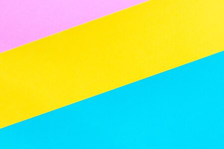 Abstract three tone color background with paper texture, modern background stytleの写真素材