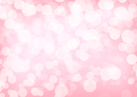 Pink bokeh festive background, Abstract background for celebration event such as Valentines day, Marry Christmas and Happy new year, Vector illustrationのイラスト素材