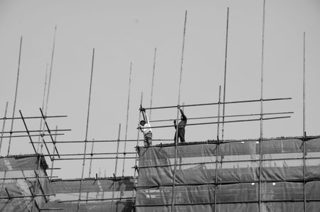 construction siteのeditorial素材