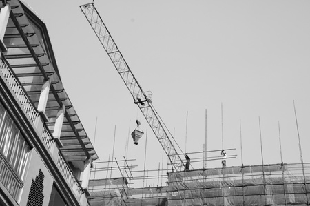 construction siteの写真素材