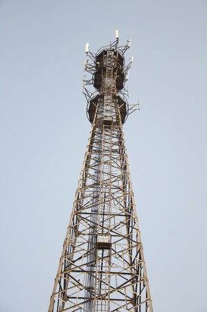 Telecommunications towerの写真素材
