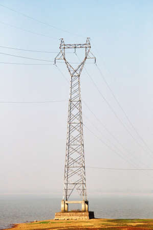 Power transmission towerの写真素材