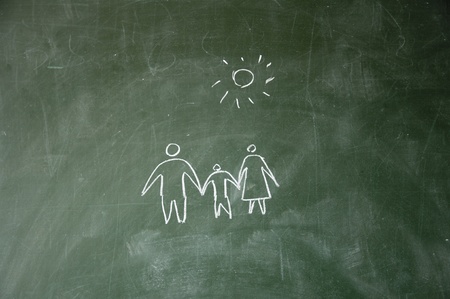 abstract Family symbolの写真素材