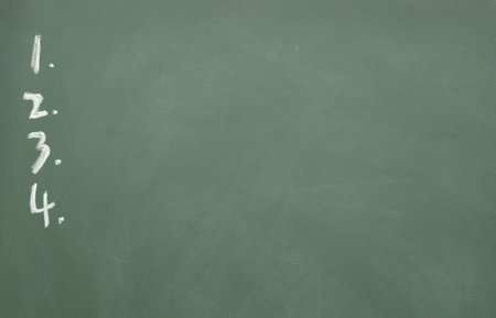 The first four numbers list