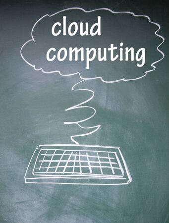cloud computing symbol の写真素材