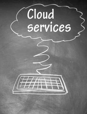 cloud services symbol の写真素材