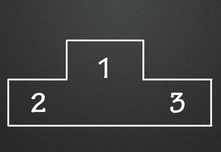 abstract award platformの写真素材