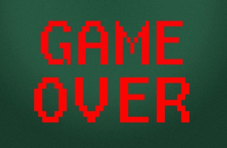 game over symbol の写真素材