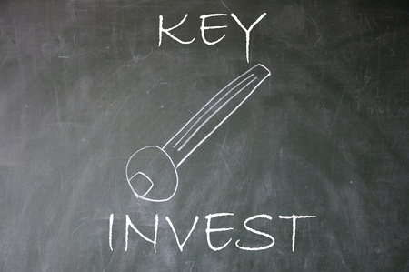 abstract invest key の写真素材