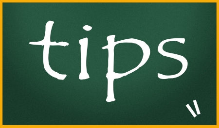 tips title の写真素材