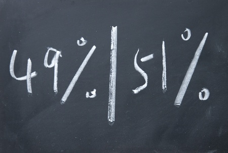 Majority and minorityの写真素材