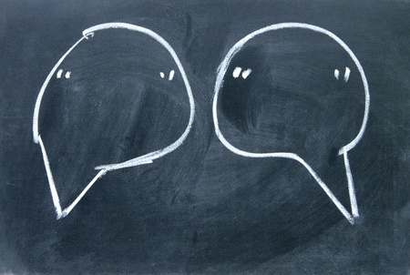 Chat frame の写真素材