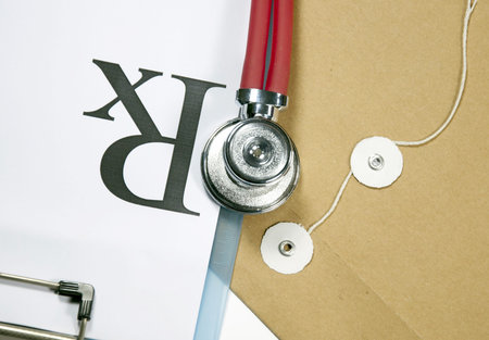 stethoscope and prescription