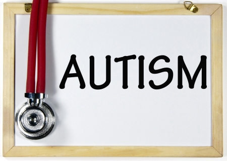 AUTISM diagnosis signの写真素材