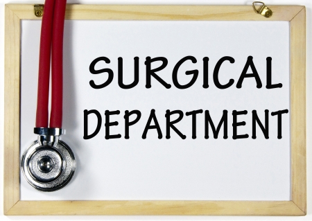 surgical department sign の写真素材