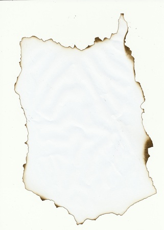 Burnt paper note の写真素材