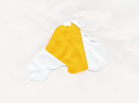 Torn white paperの写真素材