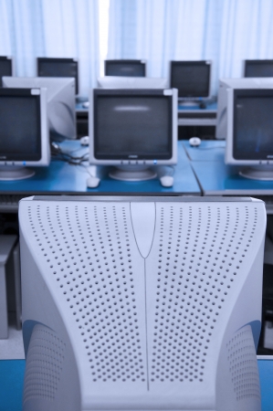computer classroom の写真素材