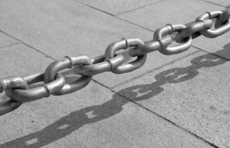 iron chain の写真素材