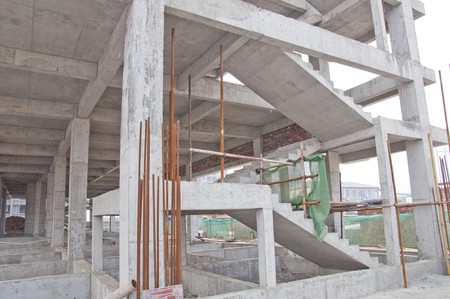 construction siteの写真素材