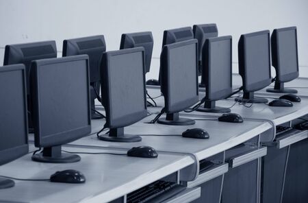 computer classroomの写真素材