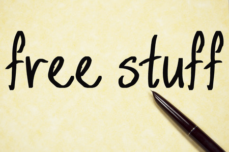 free stuff text write on paperの写真素材