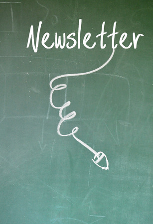 newsletter signの写真素材