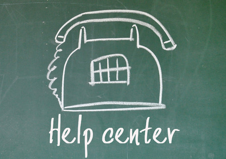 help center signの写真素材