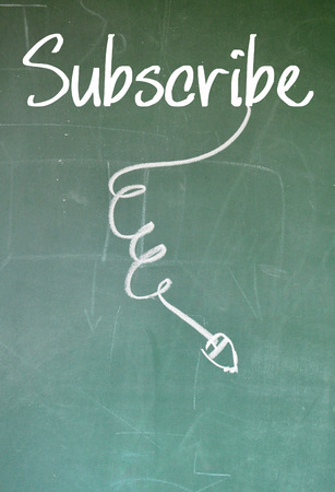 subscribe signの写真素材