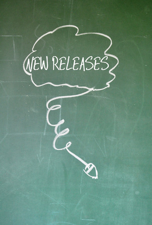 new releases signの写真素材