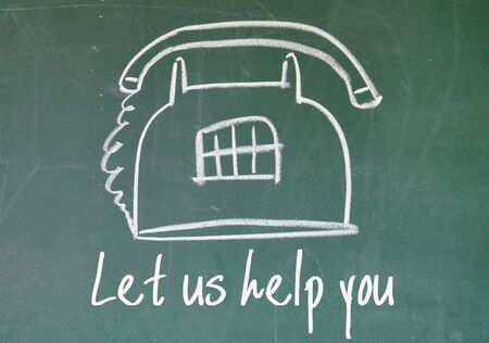 let us help you signの写真素材